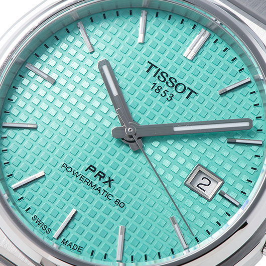 ティソ PRX パワーマティック 80 T137.407.11.091.01 ライトグリーン 新品 サブカット 4枚目