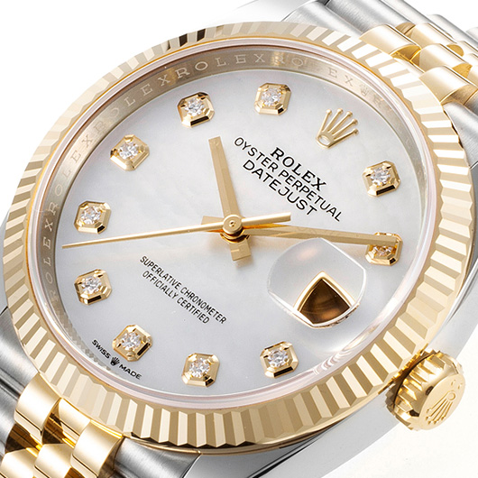 ロレックス デイトジャスト36 126233NG ホワイト 新品 サブカット 1枚目