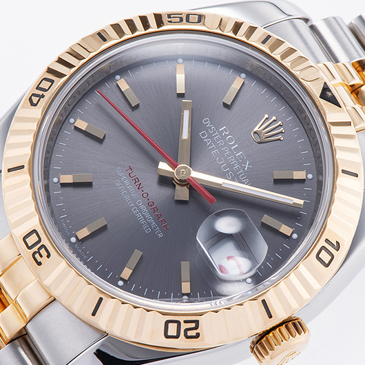 ロレックス デイトジャスト ターノグラフ 116263 コンビ 和え グレー  