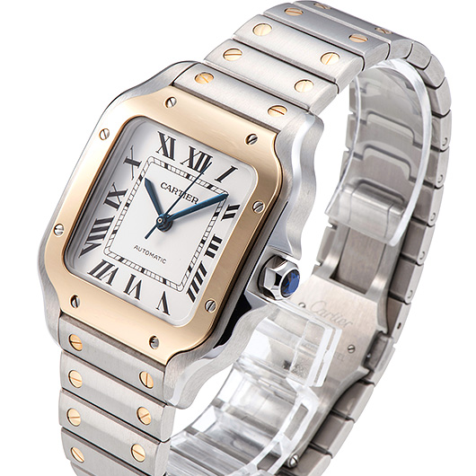 カルティエ サントス ドゥ カルティエ ウォッチ MM W2SA0016 シルバー 新品 サブカット 1枚目
