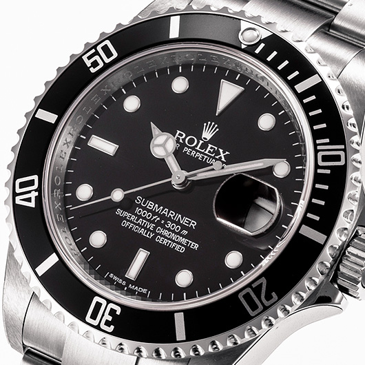ロレックス サブマリーナ デイト 16610 ブラック 中古 サブカット 1枚目