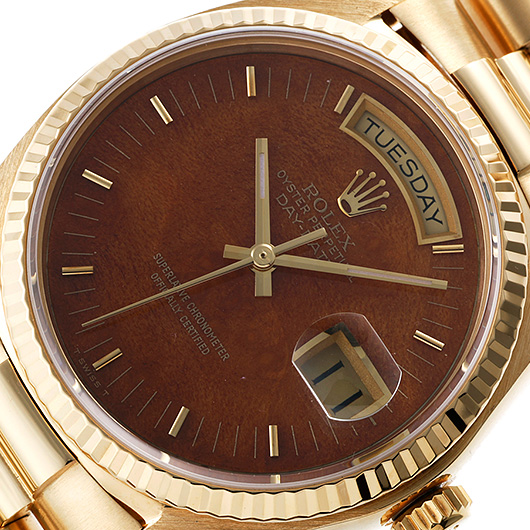 ロレックス デイデイト 18038 ブラウン 中古 サブカット 1枚目