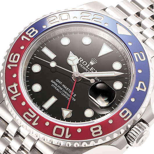 ロレックス GMTマスターⅡ 126710BLRO ブラック 中古 サブカット 1枚目