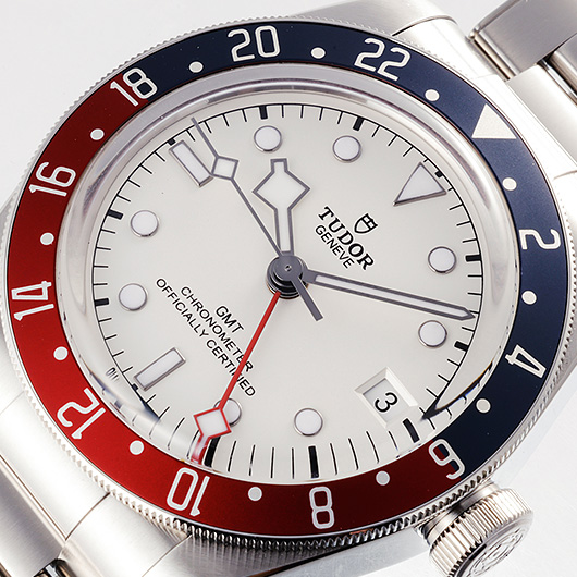 チューダー/チュードル ヘリテージ ブラックベイ GMT 79830RB-0010 シルバー（オパライン） 中古 サブカット 1枚目