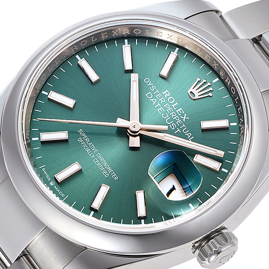 ロレックス デイトジャスト36 126200 ミントグリーン 中古 サブカット 1枚目