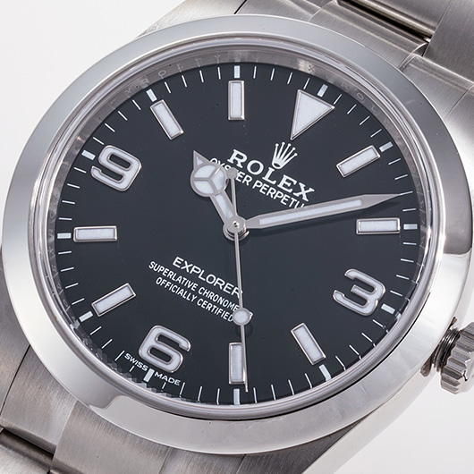 ロレックス エクスプローラーⅠ 214270 ブラック 中古 サブカット 1枚目