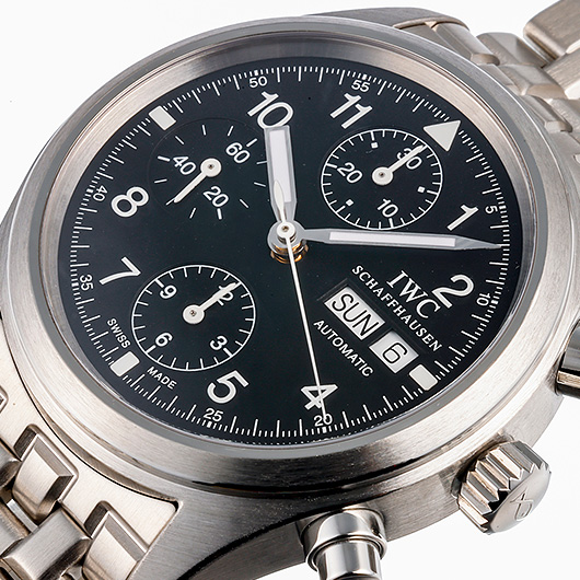 IWC フリーガー クロノグラフ IW370603 ブラック 中古 サブカット 1枚目