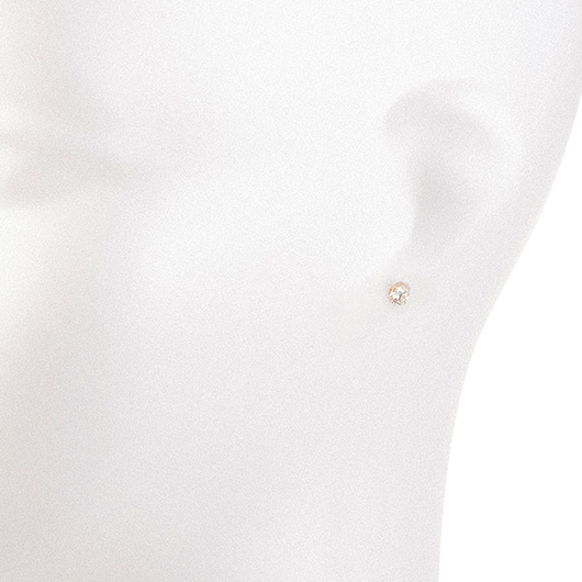 ノーブランド ダイヤモンド ピアス 4713790 イエローゴールド 新品 サブカット 1枚目