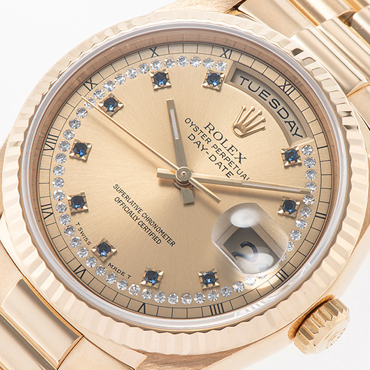 ロレックス デイデイト 18238A シャンパン 中古 サブカット 1枚目
