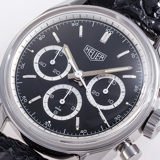タグ・ホイヤー カレラ クラシック クロノグラフ CS3113.BC0726 ブラック 中古 サブカット 1枚目