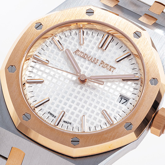 オーデマ・ピゲ ロイヤルオーク オートマティック 50周年記念 15550SR.OO.1356SR.01 シルバー 新品 サブカット 1枚目