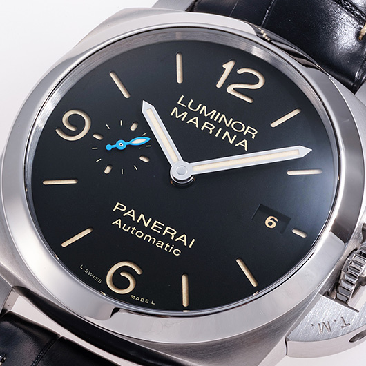 パネライ ルミノールマリーナ1950 3デイズ アッチャイオ PAM01312 ブラック 中古 サブカット 1枚目
