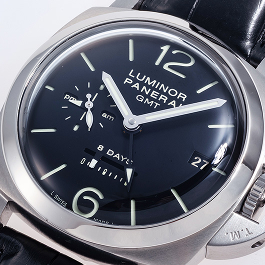 パネライ ルミノール1950 8デイズ GMT PAM00233 ブラック 中古 サブカット 1枚目