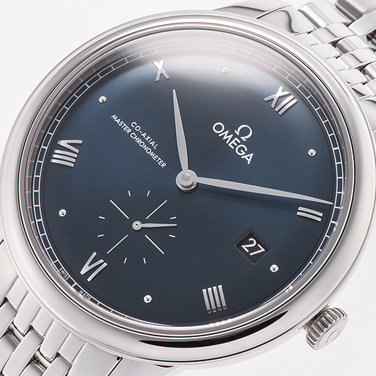 オメガ デ・ヴィル プレステージ 434.10.41.20.03.001 ブルー 新品 サブカット 1枚目