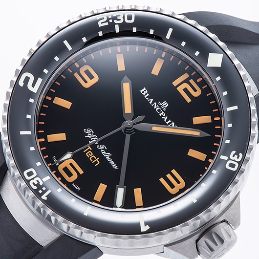 ブランパン フィフティファゾムス 誕生70周年 Act2 5019-12B30-64A ブラック 中古 サブカット 1枚目