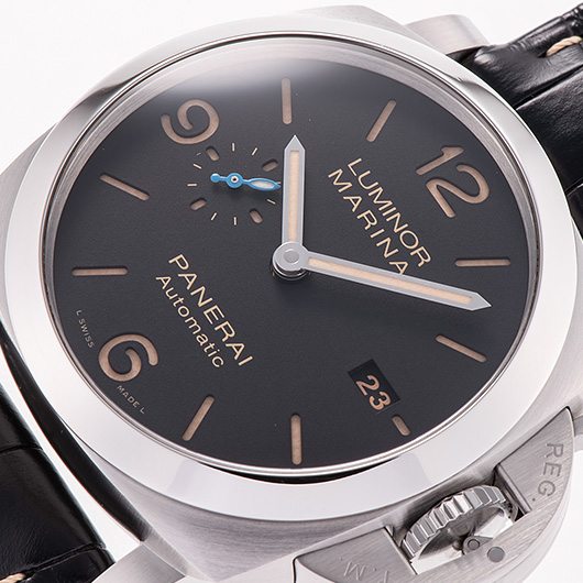 パネライ ルミノールマリーナ1950 3デイズ アッチャイオ PAM01312 ブラック 中古 サブカット 1枚目