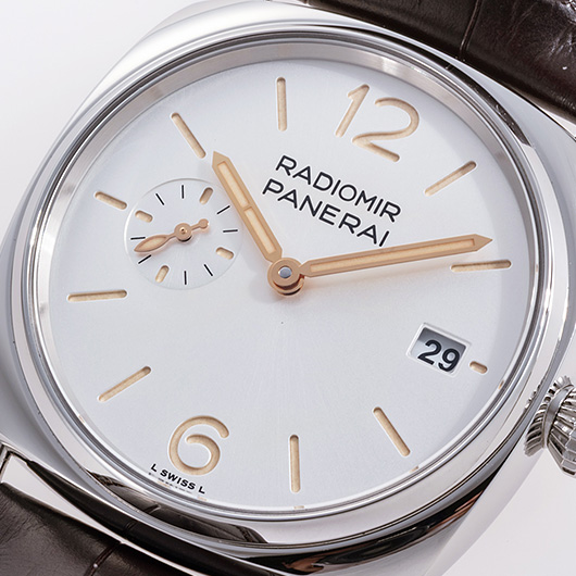 パネライ ラジオミール クアランタ PAM01570 シルバー 中古 サブカット 1枚目