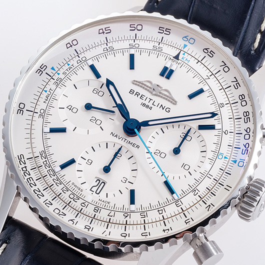 ブライトリング ナビタイマー1 B01 クロノグラフ 41 AB0139A71G1P1 シルバー 中古 サブカット 1枚目