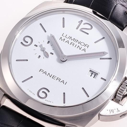 パネライ ルミノール マリーナ PAM03314 ホワイト 新品 サブカット 1枚目