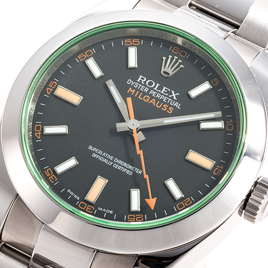 ロレックス ミルガウス 116400GV ブラック 中古 サブカット 1枚目