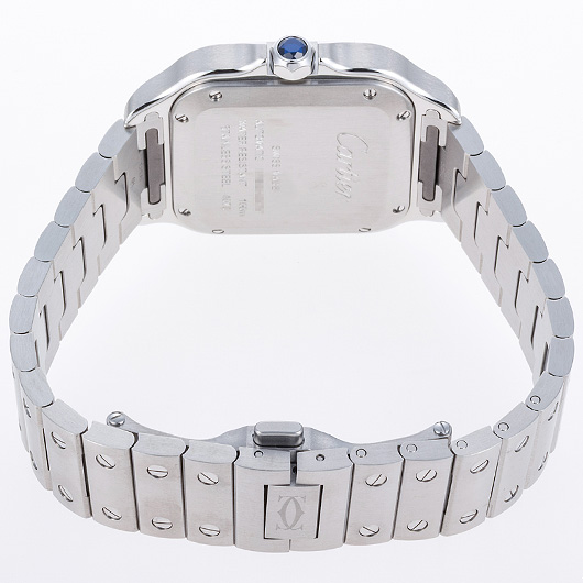 カルティエ サントス ドゥ カルティエ MM WSSA0063 ブルー 中古 サブカット 2枚目