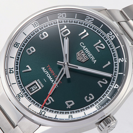 タグ・ホイヤー カレラ デイデイト WDA2114.BA0043 グリーン 新品 サブカット 1枚目