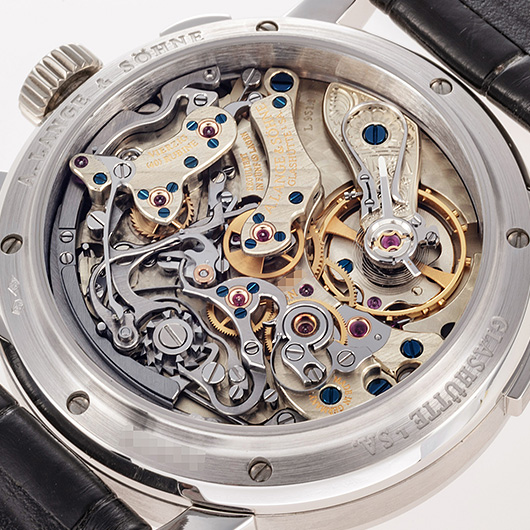 ランゲ＆ゾーネ ダトグラフフライバック 403.035 ブラック/シルバー 中古 サブカット 3枚目