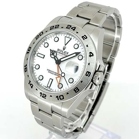 ロレックス エクスプローラーⅡ 216570 ホワイト 中古 サブカット 1枚目
