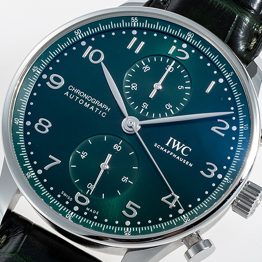 IWC ポルトギーゼ クロノグラフ IW371615 グリーン 中古 サブカット 1枚目