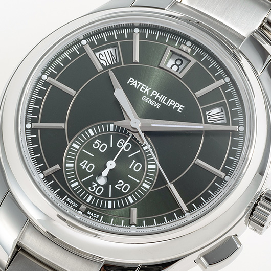 パテックフィリップ 年次カレンダー クロノグラフ 5905/1A-001 グリーン 新品 サブカット 1枚目