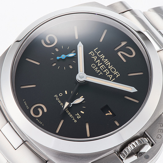 パネライ ルミノール1950 3デイズ GMT PAM01321 ブラック 中古 サブカット 1枚目