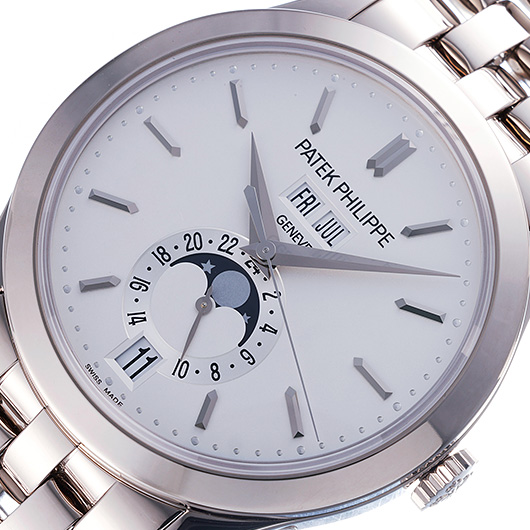パテックフィリップ 年次カレンダー 5396/1G-010 シルバー 中古 サブカット 1枚目