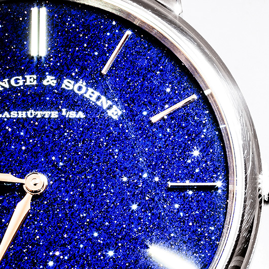 ランゲ＆ゾーネ サクソニア フラッハ 205.086 ブルー 中古 サブカット 5枚目