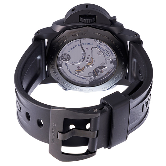 パネライ ルミノール1950 クロノグラフ モノプルサンテ 8デイズ GMT PAM00317 ブラック 中古 サブカット 2枚目
