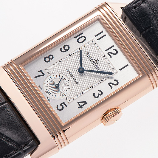 ジャガー・ルクルト レベルソ クラシック ラージ デュオ スモールセコンド Q3832420 シルバー 中古 サブカット 1枚目