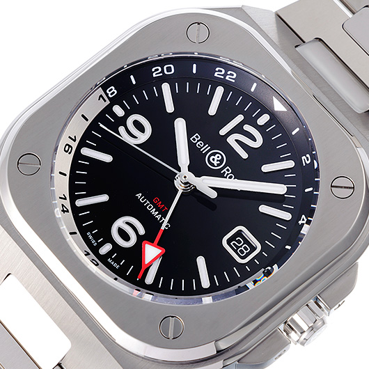 ベル＆ロス BR05 GMT BR05G-BL-ST/SST ブラック 中古 サブカット 1枚目