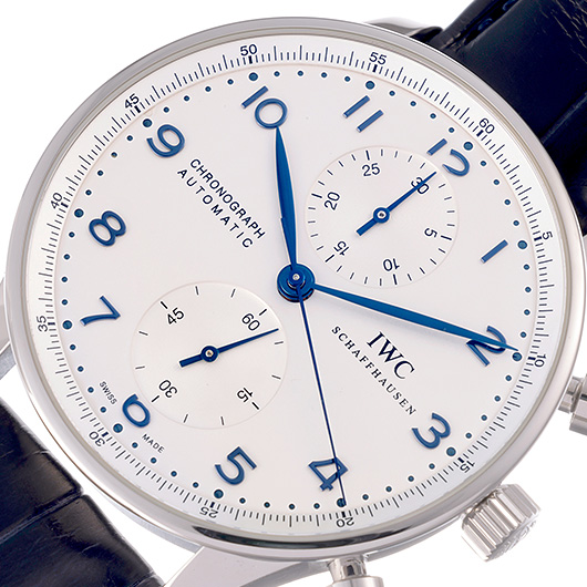 IWC ポルトギーゼ クロノグラフ IW371446 シルバー 中古 サブカット 1枚目