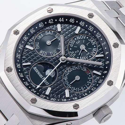 オーデマ・ピゲ ロイヤルオーク パーペチュアル カレンダー 26574ST.OO.1220ST.02 ブルー 中古 サブカット 1枚目