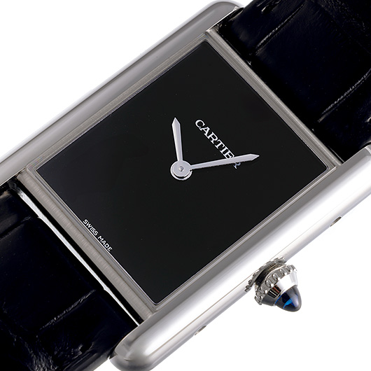 カルティエ タンク マスト ウォッチ LM WSTA0108 ブラック 中古 サブカット 1枚目