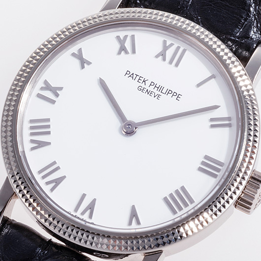パテックフィリップ カラトラバ レディース 4809G-001 ホワイト 中古 サブカット 1枚目