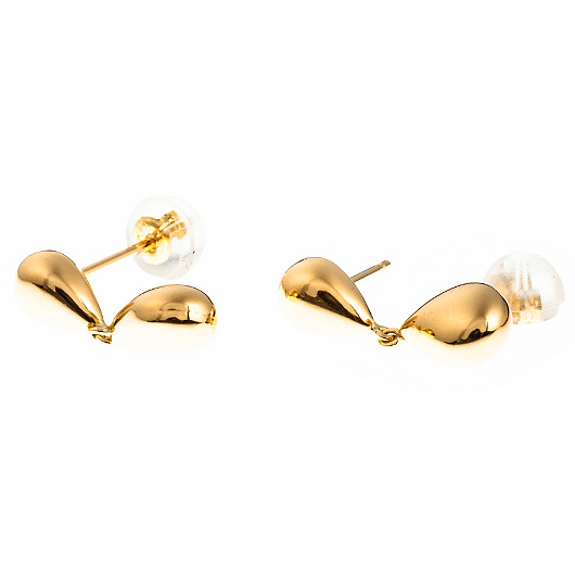 ノーブランド 18K ゴールド ピアス 4311490 イエローゴールド 新品 サブカット 2枚目