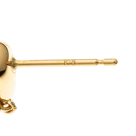 ノーブランド 18K ゴールド ピアス 4311490 イエローゴールド 新品 サブカット 3枚目