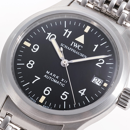 IWC マークXⅡ IW324102 ブラック 中古 サブカット 1枚目