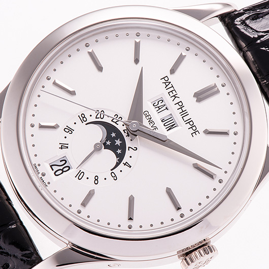 パテックフィリップ 年次カレンダー 5396G-011 シルバー 中古 サブカット 1枚目