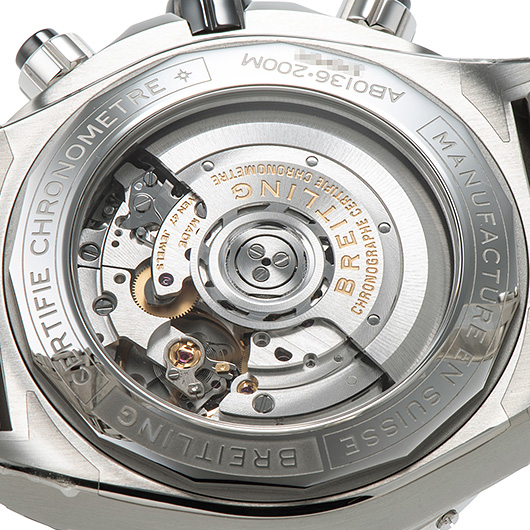 ブライトリング スーパー クロノマット B01 44 AB0136251B1A1 ブラック/シルバー 新品 サブカット 3枚目
