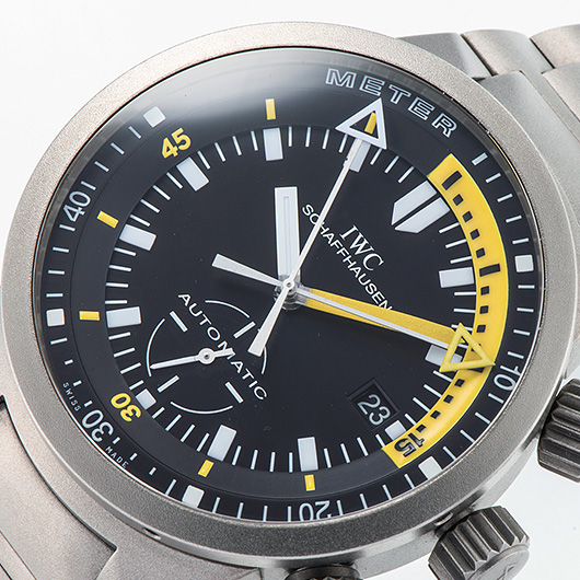 IWC GST ディープワン IW352701 ブラック 中古 サブカット 1枚目