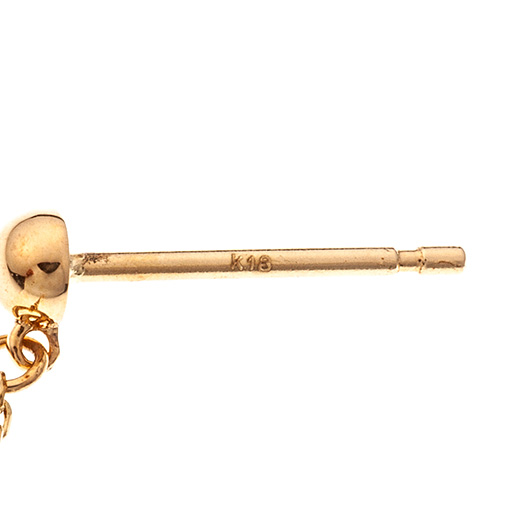 ノーブランド 18K ゴールド フラワー ピアス 4315240 イエローゴールド 新品 サブカット 3枚目