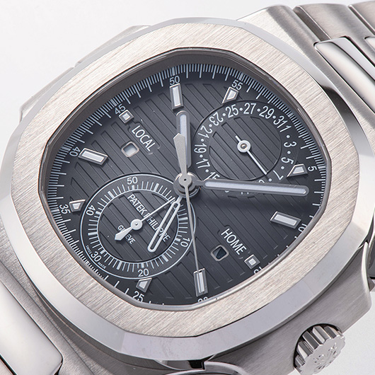 パテックフィリップ ノーチラス トラベルタイム クロノグラフ 5990/1A-001 グレー 中古 サブカット 1枚目
