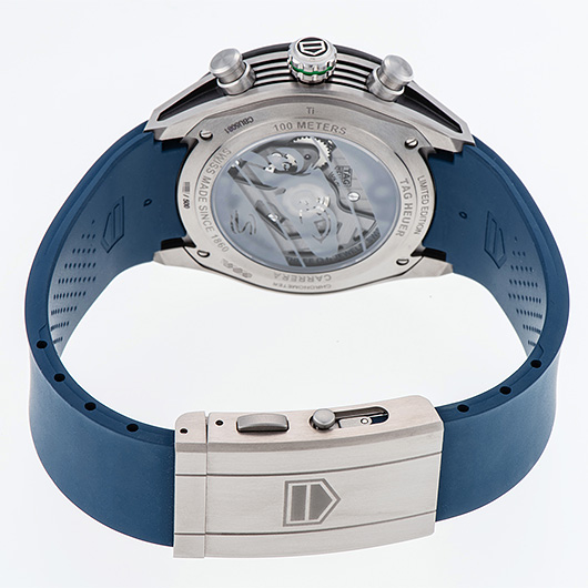 タグ・ホイヤー カレラ クロノグラフ トゥールビヨン セナ CBU5081.FT6274 ブラック 新品 サブカット 2枚目