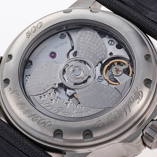 ブランパン フィフティ ファゾムス 500 GMT 50021-12B30-52B ブラック 中古 サブカット 4枚目